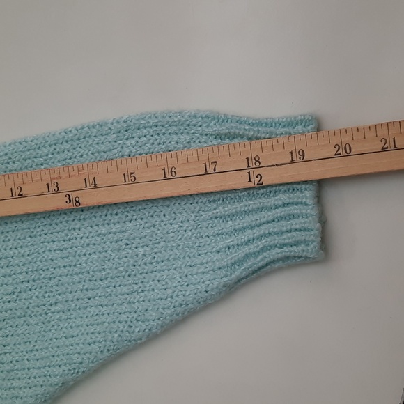 Vintage Sterling Harris Mint Green Sweater - Size L - Picture 9 of 9